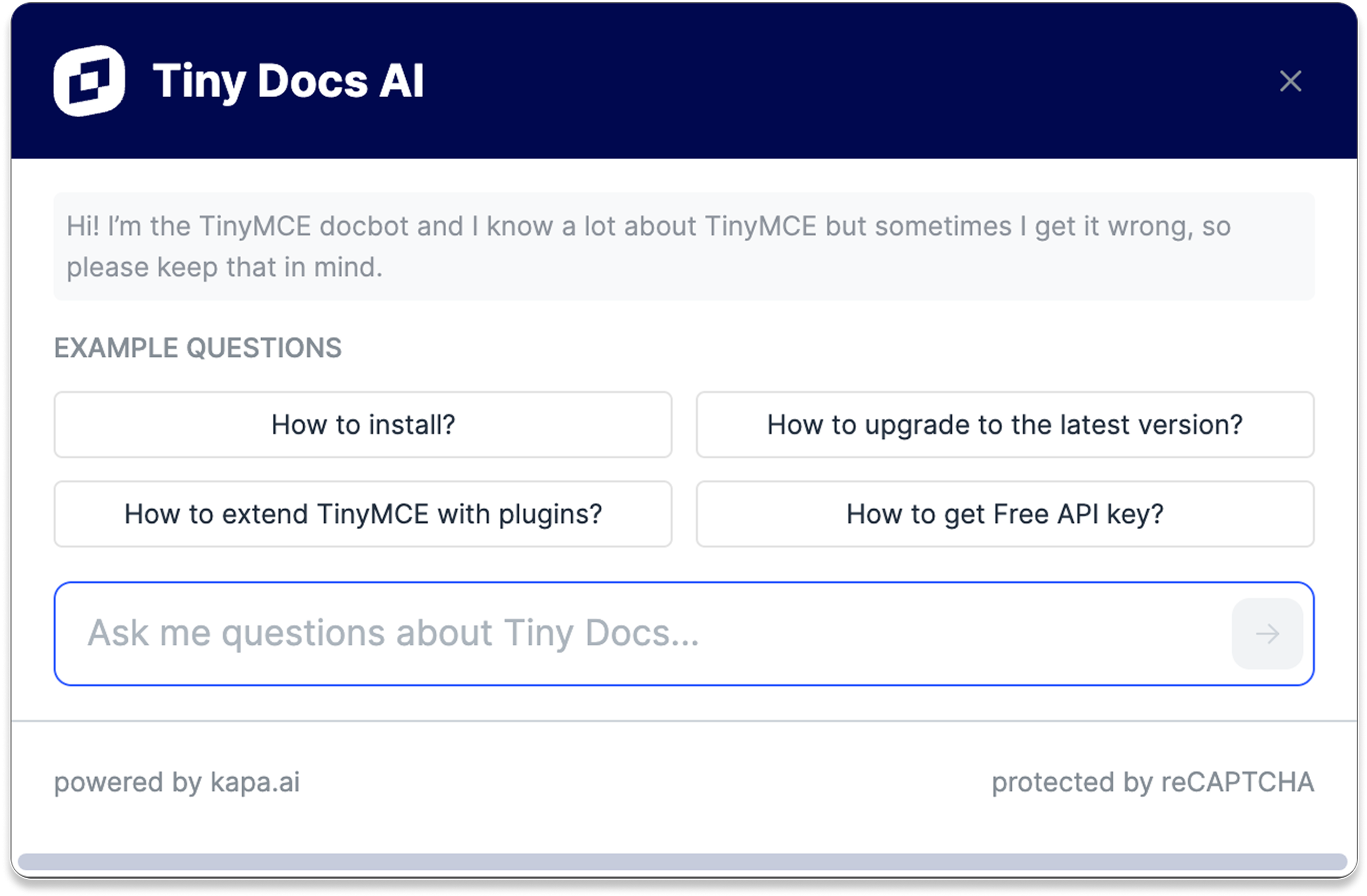 Ask AI Widget